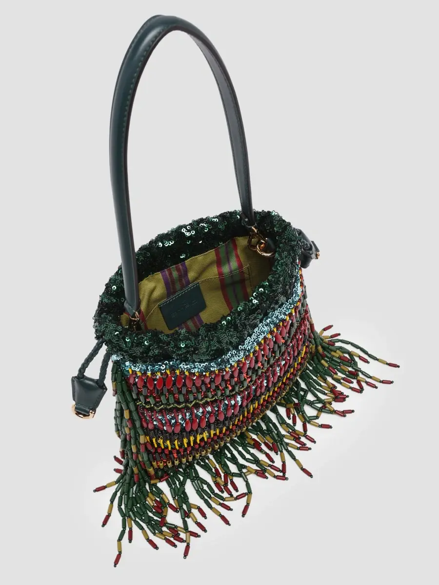 Etro Women's Kalispera Small Sequin-Embellished Shoulder Bag | Thumbnail 4