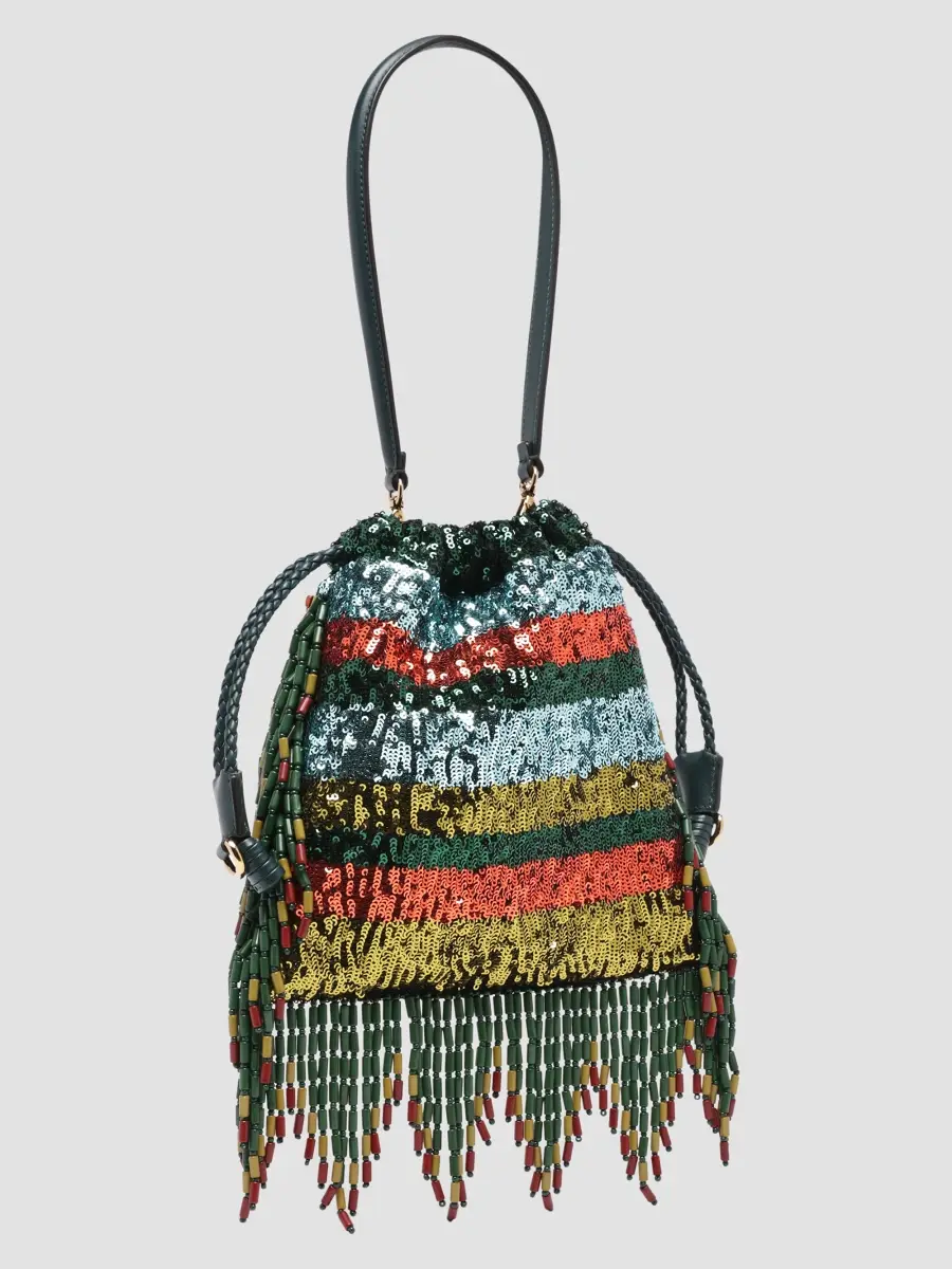 Etro Women's Kalispera Small Sequin-Embellished Shoulder Bag | Thumbnail 5