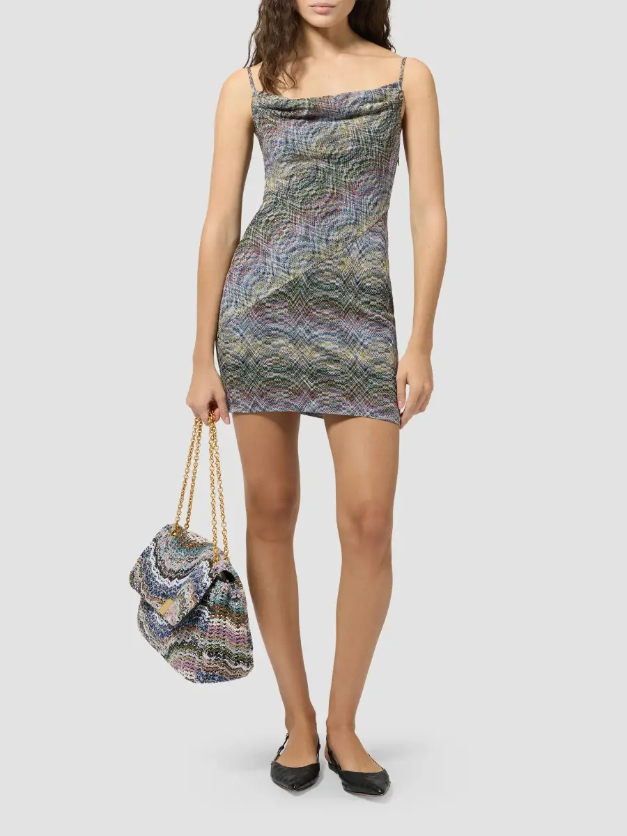 Missoni Women's Printed Scoopneck Mini Dress | Thumbnail 2 Missoni Women's Printed Scoopneck Mini Dress | Thumbnail 2