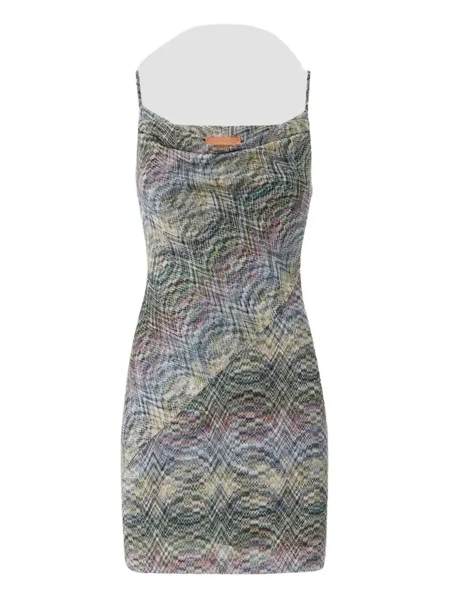 Missoni Women's Printed Scoopneck Mini Dress
