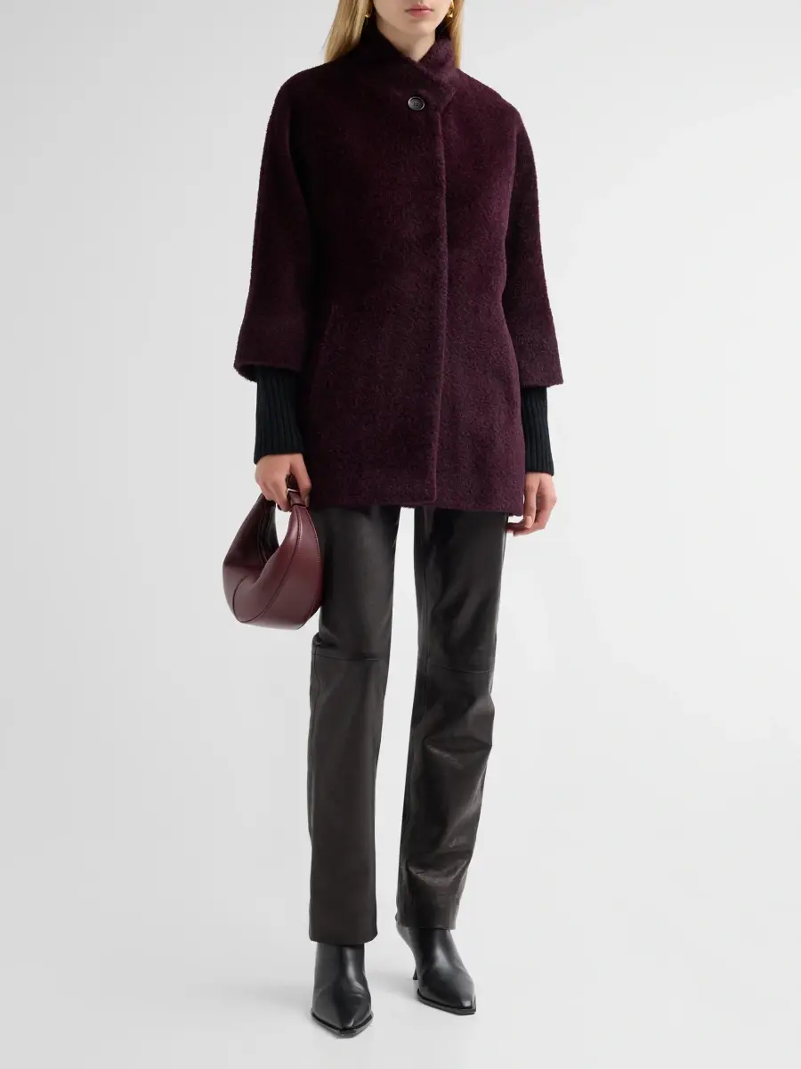 Cinzia Rocca Women's Three-Quarter-Length-Sleeve Coat | Thumbnail 2 Cinzia Rocca Women's Three-Quarter-Length-Sleeve Coat | Thumbnail 2