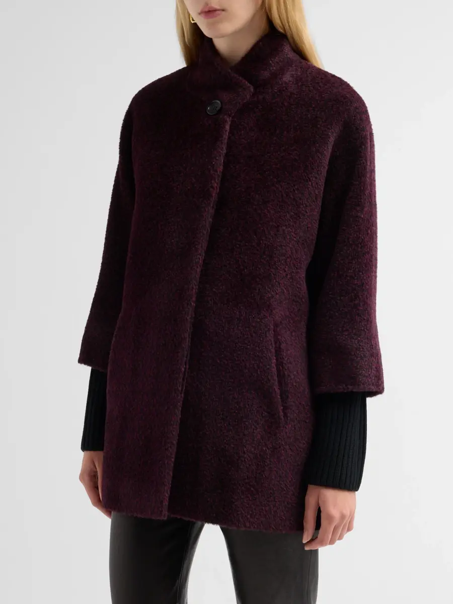 Cinzia Rocca Women's Three-Quarter-Length-Sleeve Coat | Thumbnail 4 Cinzia Rocca Women's Three-Quarter-Length-Sleeve Coat | Thumbnail 4