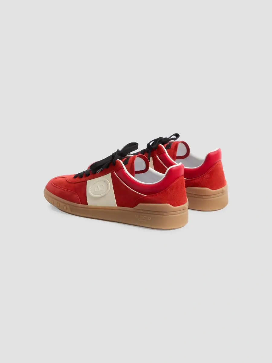 Valentino Men's Men's Upvillage Sneakers in Split Leather and Calfskin Nappa Leather | Thumbnail 3 Valentino Men's Men's Upvillage Sneakers in Split Leather and Calfskin Nappa Leather | Thumbnail 3