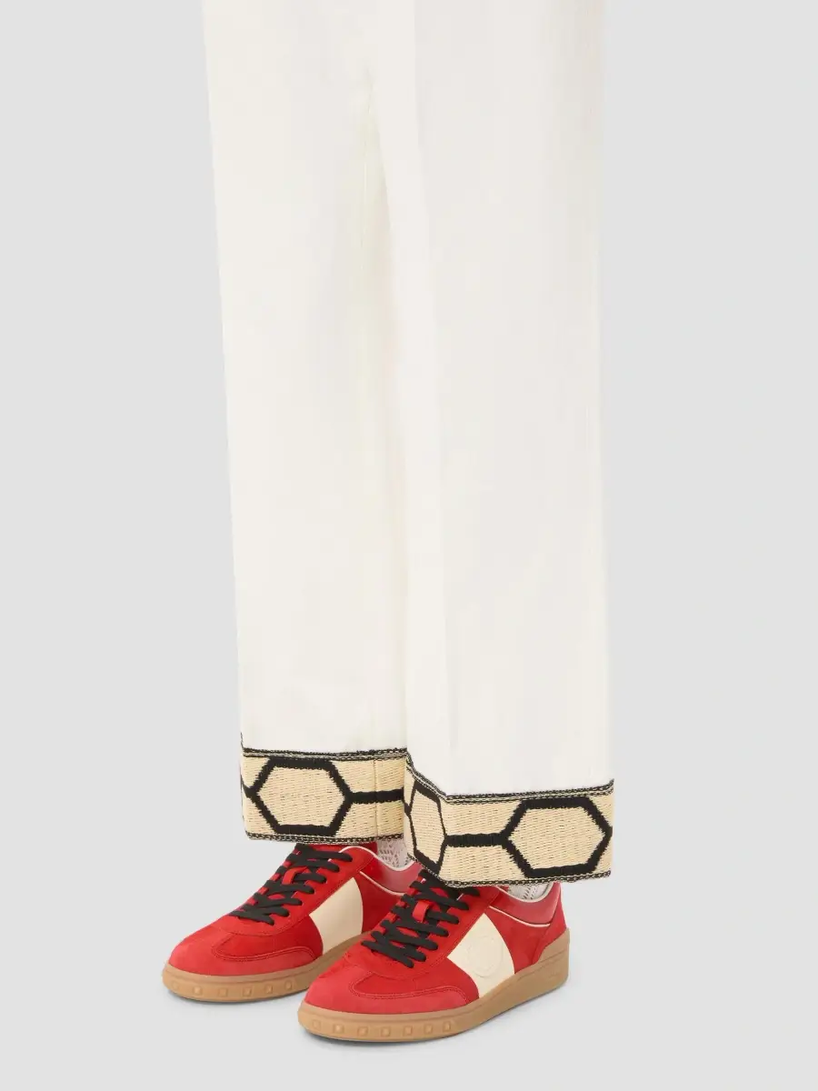 Valentino Men's Men's Upvillage Sneakers in Split Leather and Calfskin Nappa Leather | Thumbnail 8 Valentino Men's Men's Upvillage Sneakers in Split Leather and Calfskin Nappa Leather | Thumbnail 8