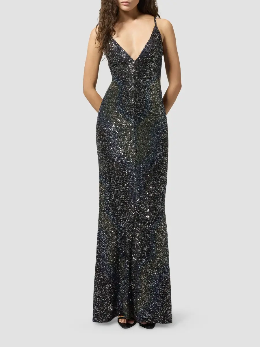 Missoni Women's Sequined V-Neck Mermaid Gown | Thumbnail 2 Missoni Women's Sequined V-Neck Mermaid Gown | Thumbnail 2