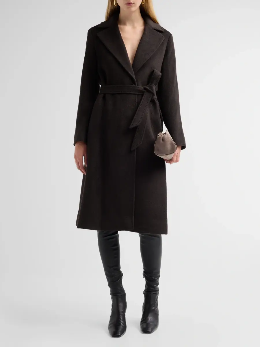 Cinzia Rocca Women's Icons Long Wrap Coat | Thumbnail 2