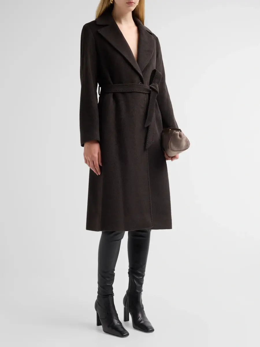 Cinzia Rocca Women's Icons Long Wrap Coat | Thumbnail 4