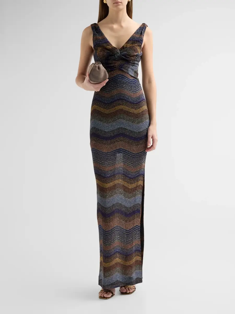 Missoni Women's Torchon Metallic Knit Maxi Dress | Thumbnail 2 Missoni Women's Torchon Metallic Knit Maxi Dress | Thumbnail 2