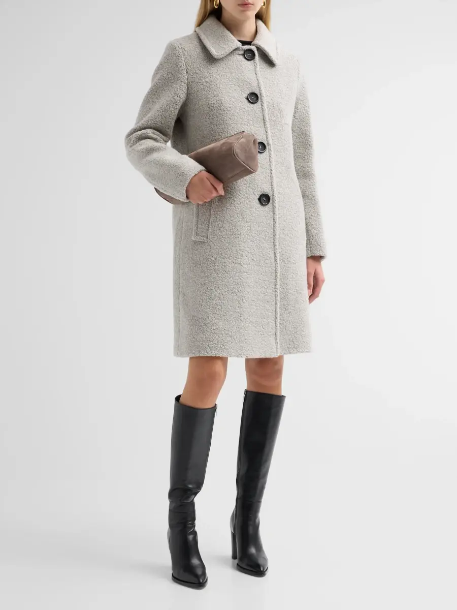 Cinzia Rocca Women's Icons Bouclé Wool-Blend Coat | Thumbnail 4 Cinzia Rocca Women's Icons Bouclé Wool-Blend Coat | Thumbnail 4