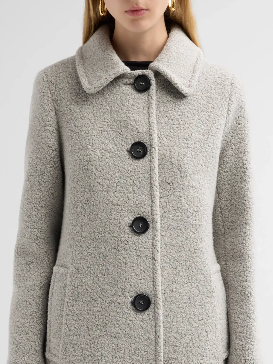 Cinzia Rocca Women's Icons Bouclé Wool-Blend Coat | Thumbnail 5 Cinzia Rocca Women's Icons Bouclé Wool-Blend Coat | Thumbnail 5