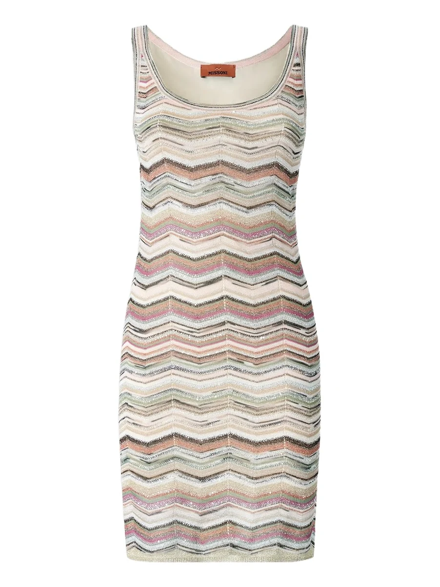 Missoni Women's Zigzag Scoopneck Mini Dress