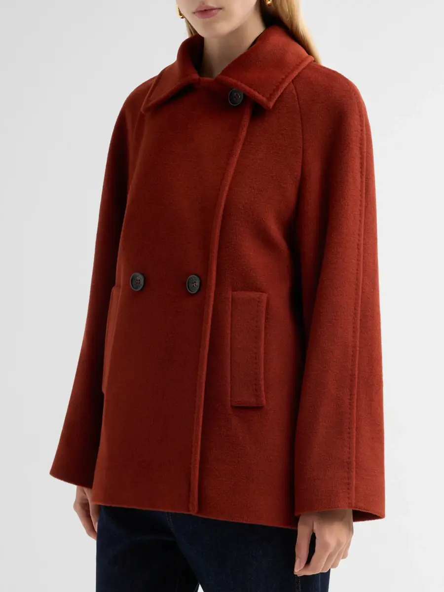 Cinzia Rocca Women's Virgin Wool Double-Breasted Jacket | Thumbnail 4