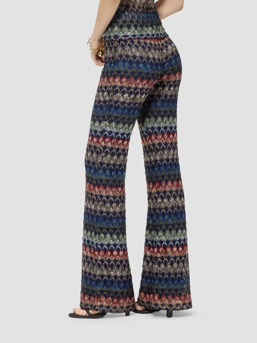 Missoni Women's Scale Pattern Flare Pants | Thumbnail 3 Missoni Women's Scale Pattern Flare Pants | Thumbnail 3