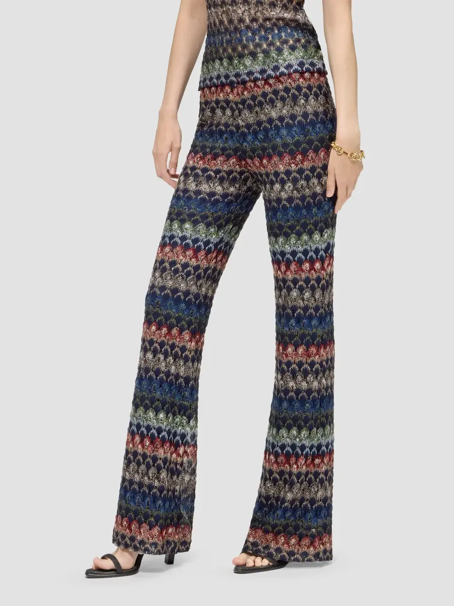 Missoni Women's Scale Pattern Flare Pants | Thumbnail 4 Missoni Women's Scale Pattern Flare Pants | Thumbnail 4