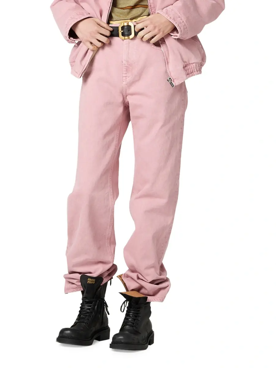 Miu Miu Women's Denim Jeans | Thumbnail 2 Miu Miu Women's Denim Jeans | Thumbnail 2