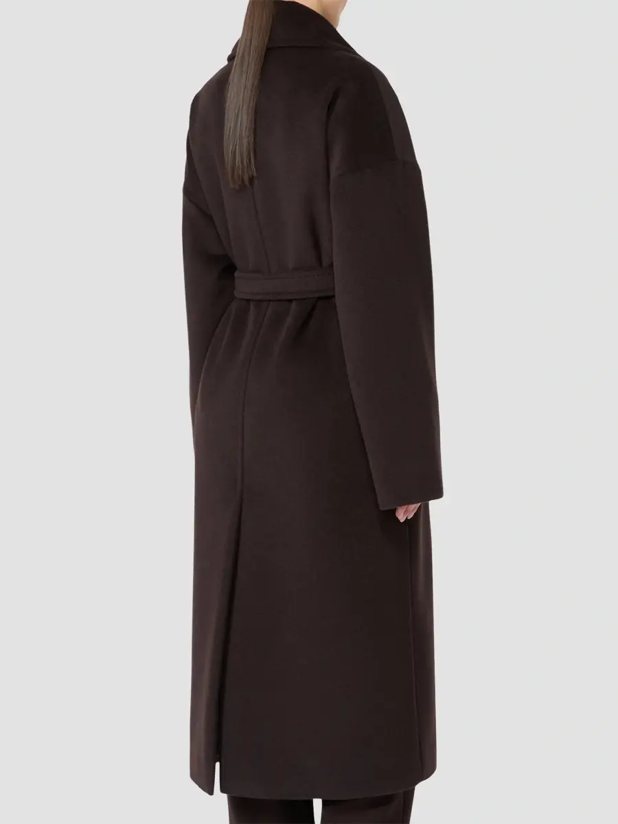 Max Mara Women's Wool, Alpaca and Cashmere Robe Coat | Thumbnail 4 Max Mara Women's Wool, Alpaca and Cashmere Robe Coat | Thumbnail 4