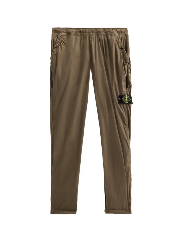 Stone Island Men's Stretch-Nylon Tapered Pants