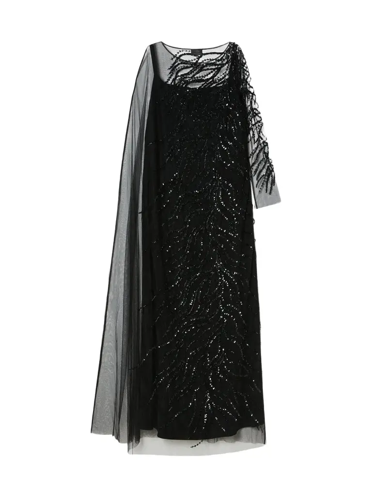 Marina Rinaldi Women's Tulle Dress with Embroidery