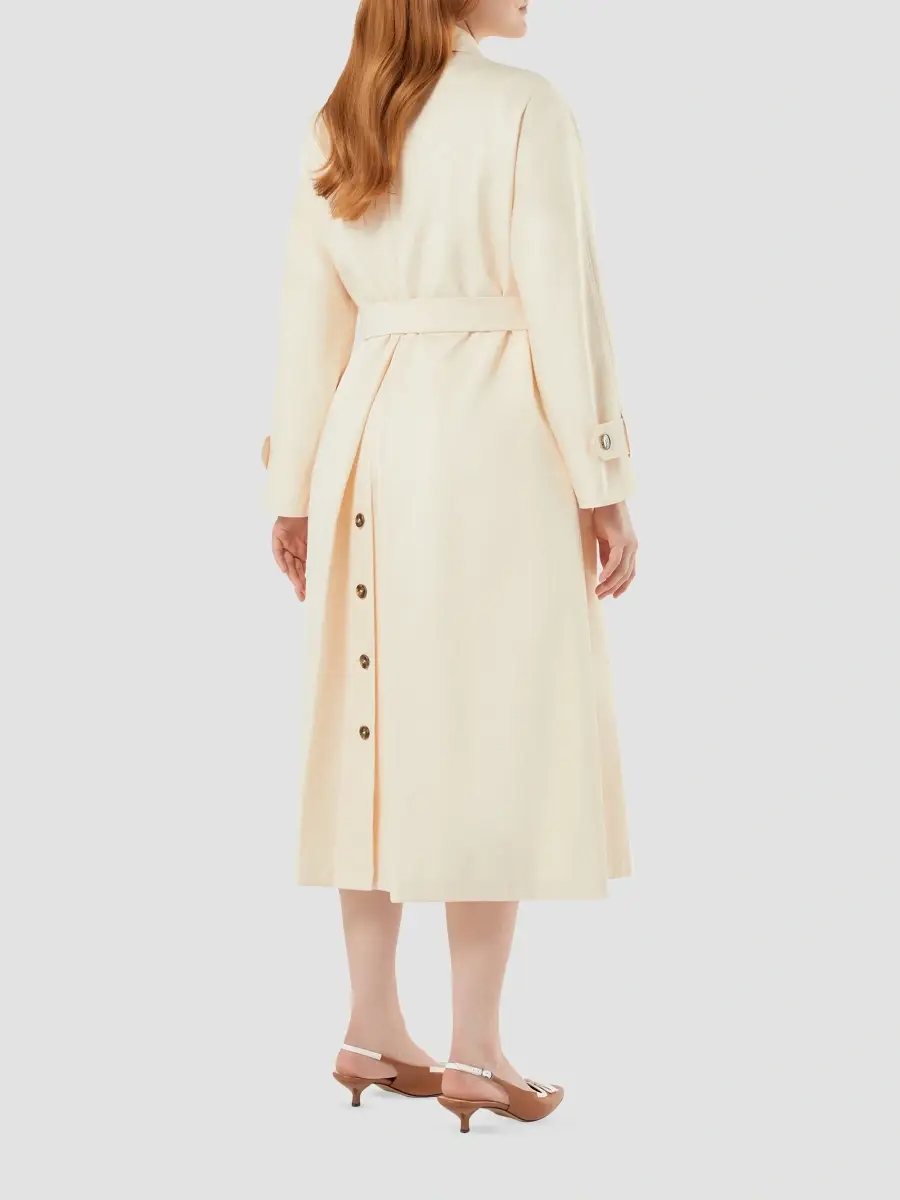 Marina Rinaldi Women's Cotton Gabardine Trench Coat | Thumbnail 4 Marina Rinaldi Women's Cotton Gabardine Trench Coat | Thumbnail 4