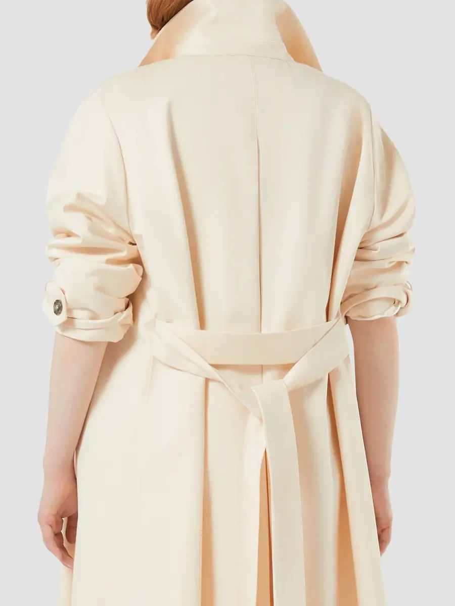 Marina Rinaldi Women's Cotton Gabardine Trench Coat | Thumbnail 5 Marina Rinaldi Women's Cotton Gabardine Trench Coat | Thumbnail 5