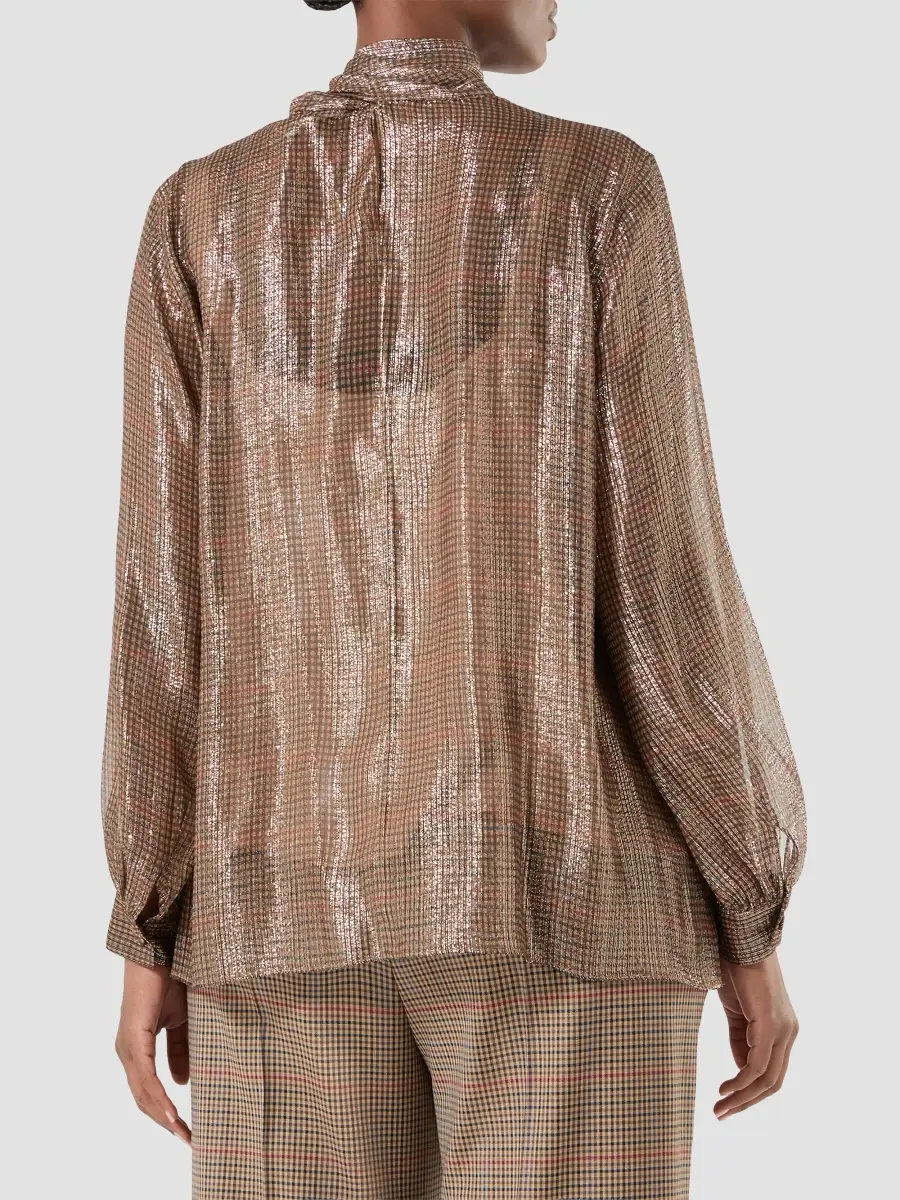 Marina Rinaldi Women's Silk Georgette Tunic | Thumbnail 4 Marina Rinaldi Women's Silk Georgette Tunic | Thumbnail 4