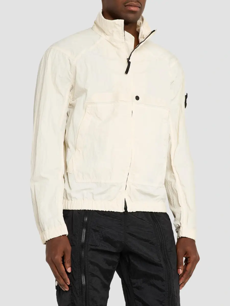 Stone Island Men's Lightweight Nylon Jacket | Thumbnail 4 Stone Island Men's Lightweight Nylon Jacket | Thumbnail 4