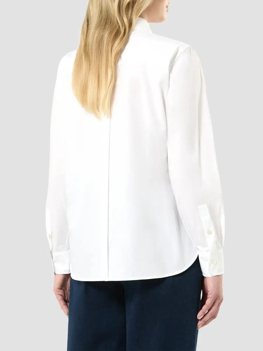 Marina Rinaldi Women's Cotton Poplin Shirt | Thumbnail 4 Marina Rinaldi Women's Cotton Poplin Shirt | Thumbnail 4