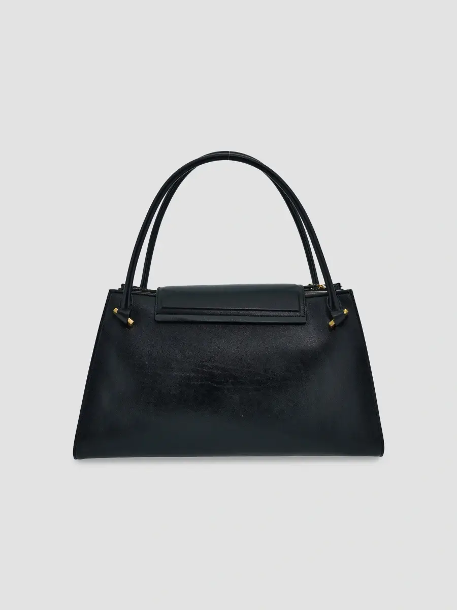 Versace Women's Severine Large Leather Top Handle | Thumbnail 2