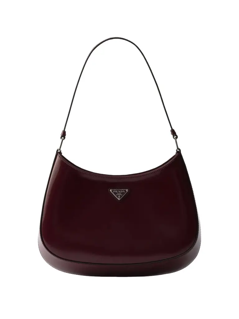 Prada Women's Cleo Brushed Leather Shoulder Bag