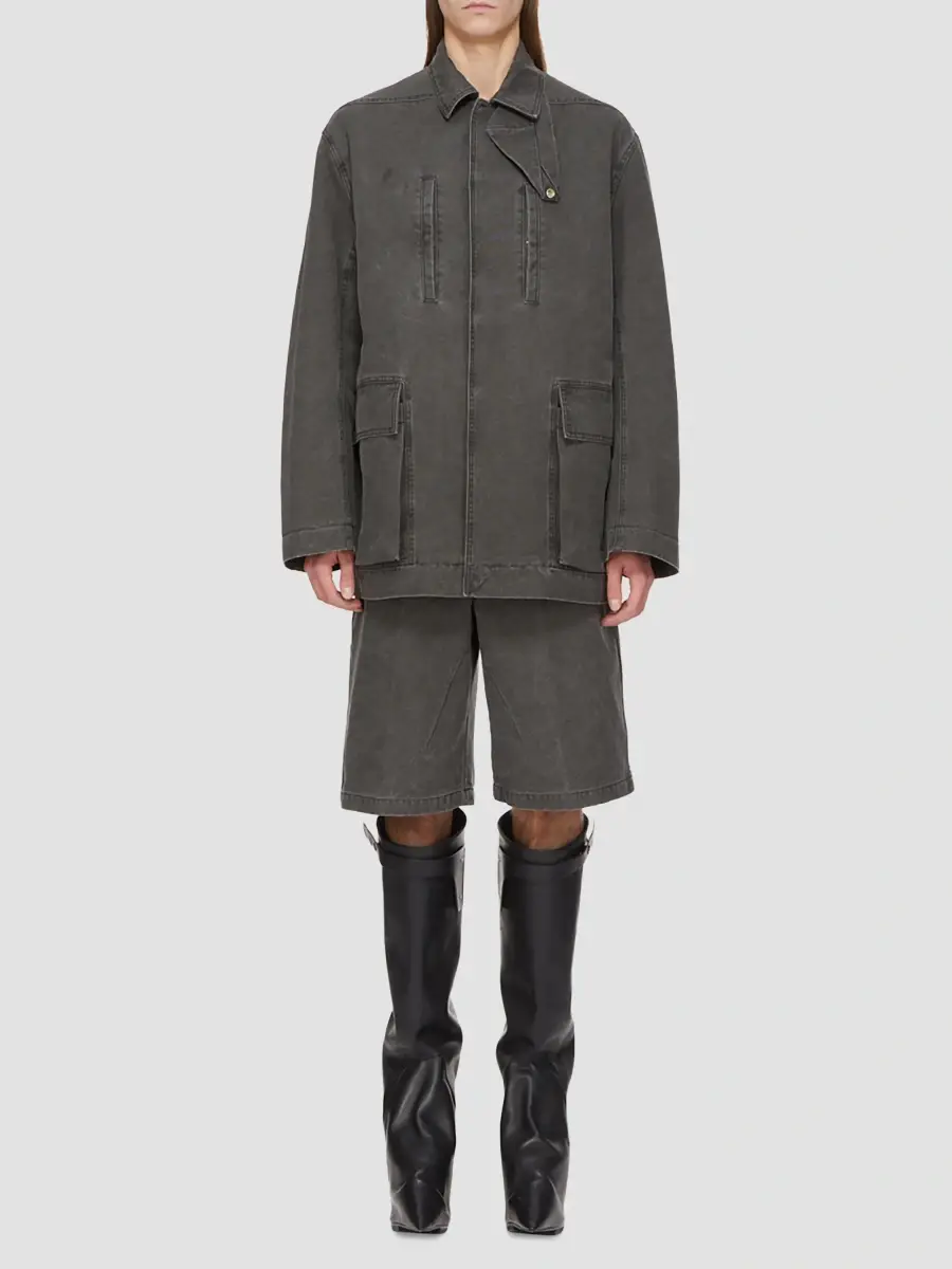 Rick Owens Men's Denim Oversized Jacket | Thumbnail 2
