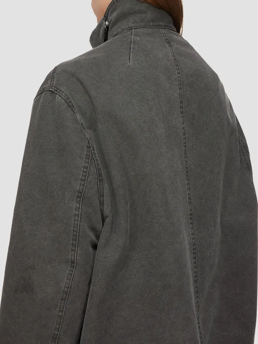 Rick Owens Men's Denim Oversized Jacket | Thumbnail 6
