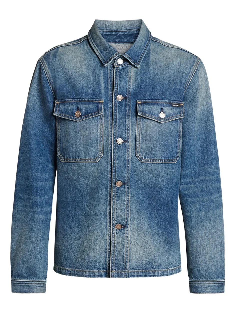 Men's Cotton Denim Shirt Jacket Men's Cotton Denim Shirt Jacket