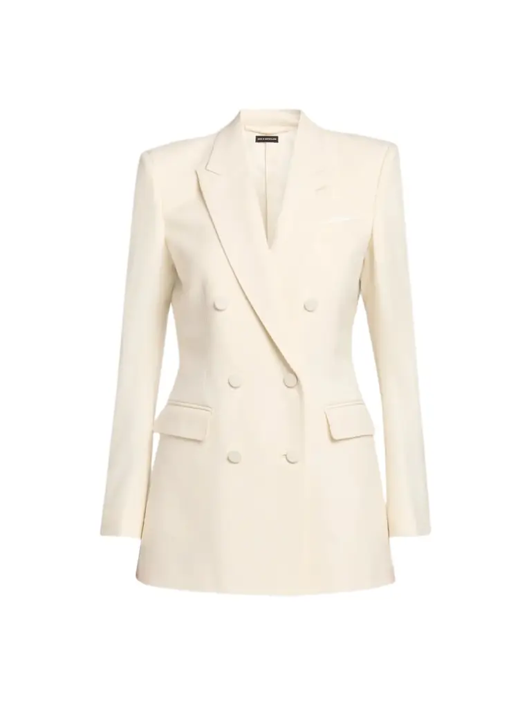 Women's Wool Double-Breasted Jacket Women's Wool Double-Breasted Jacket