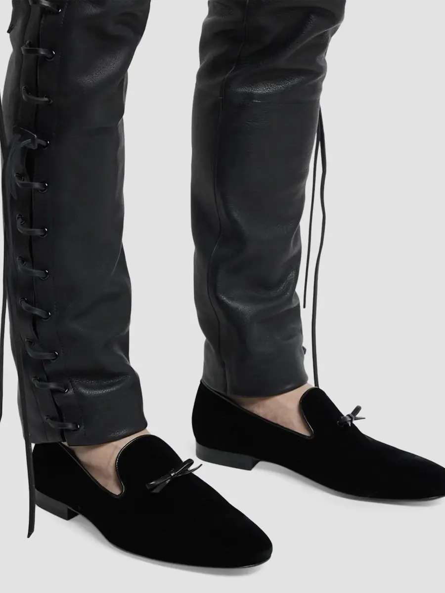 Tom Ford Men's Scott Velvet Slippers | Thumbnail 2 Tom Ford Men's Scott Velvet Slippers | Thumbnail 2