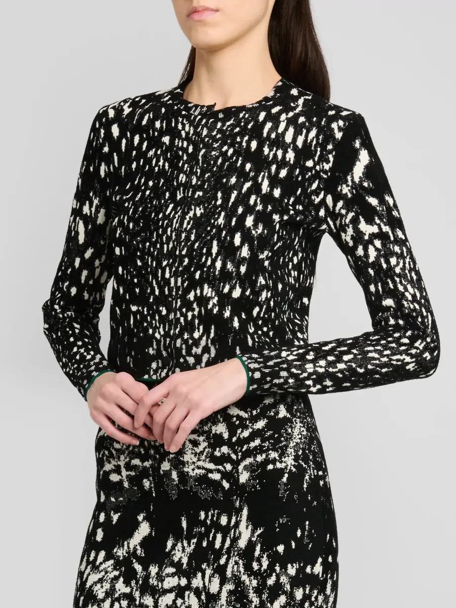 Tom Ford Women's Lynx Jacquard Velvet Cardigan | Thumbnail 4 Tom Ford Women's Lynx Jacquard Velvet Cardigan | Thumbnail 4