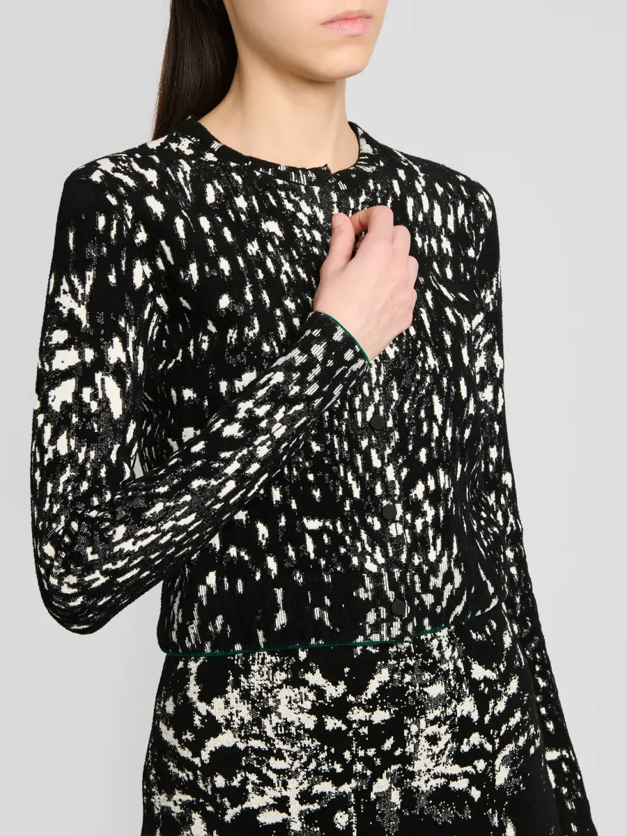 Tom Ford Women's Lynx Jacquard Velvet Cardigan | Thumbnail 5 Tom Ford Women's Lynx Jacquard Velvet Cardigan | Thumbnail 5