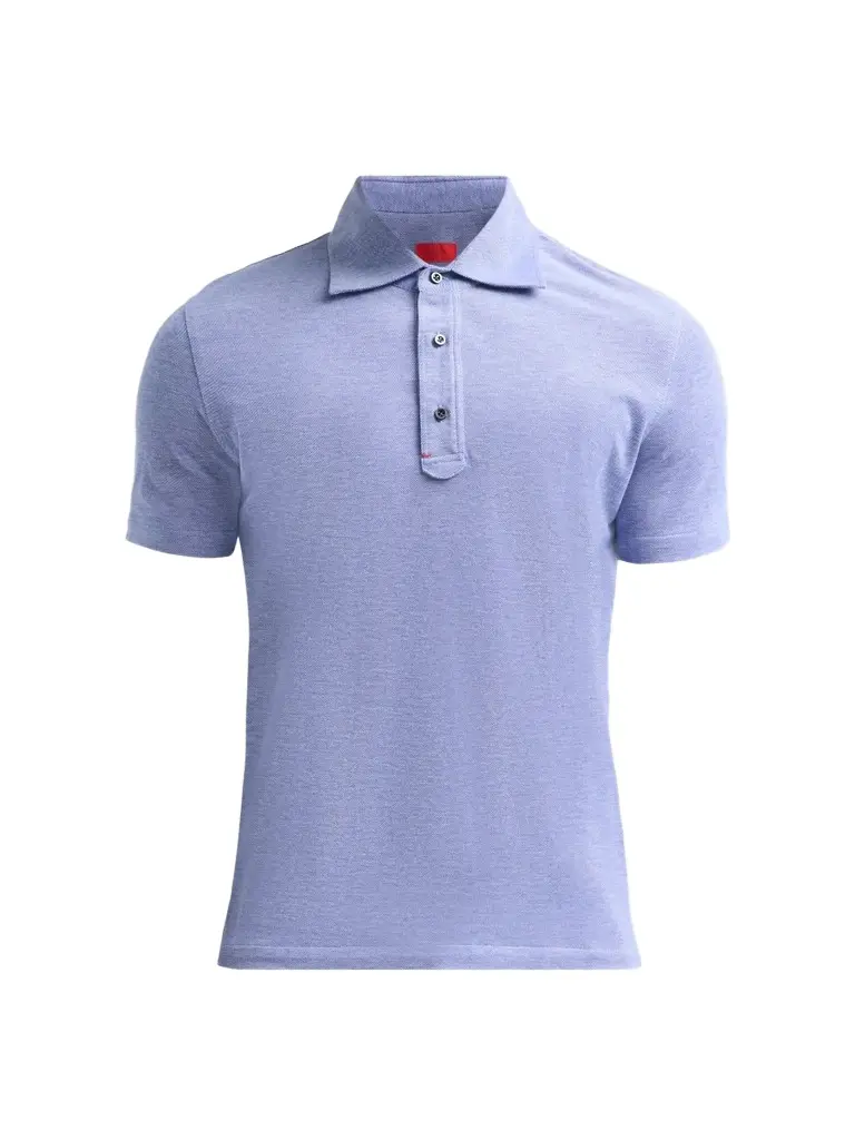 Isaia Men's Jersey Cotton Piqué Polo Shirt
