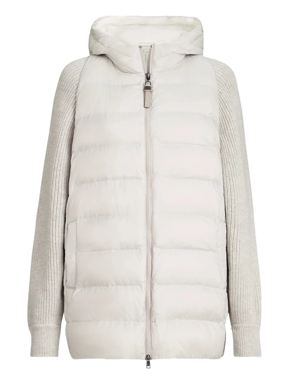 Brunello Cucinelli Women's Water-Resistant Matte Nylon Hooded Down Jacket