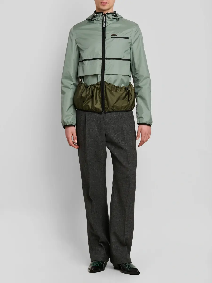 Marni Men's Nylon Hooded Jacket | Thumbnail 2 Marni Men's Nylon Hooded Jacket | Thumbnail 2