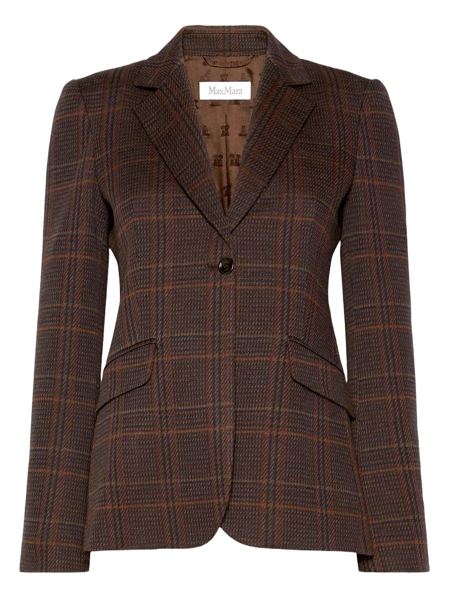Max Mara Women's Wool and Cotton Single Breasted Blazer