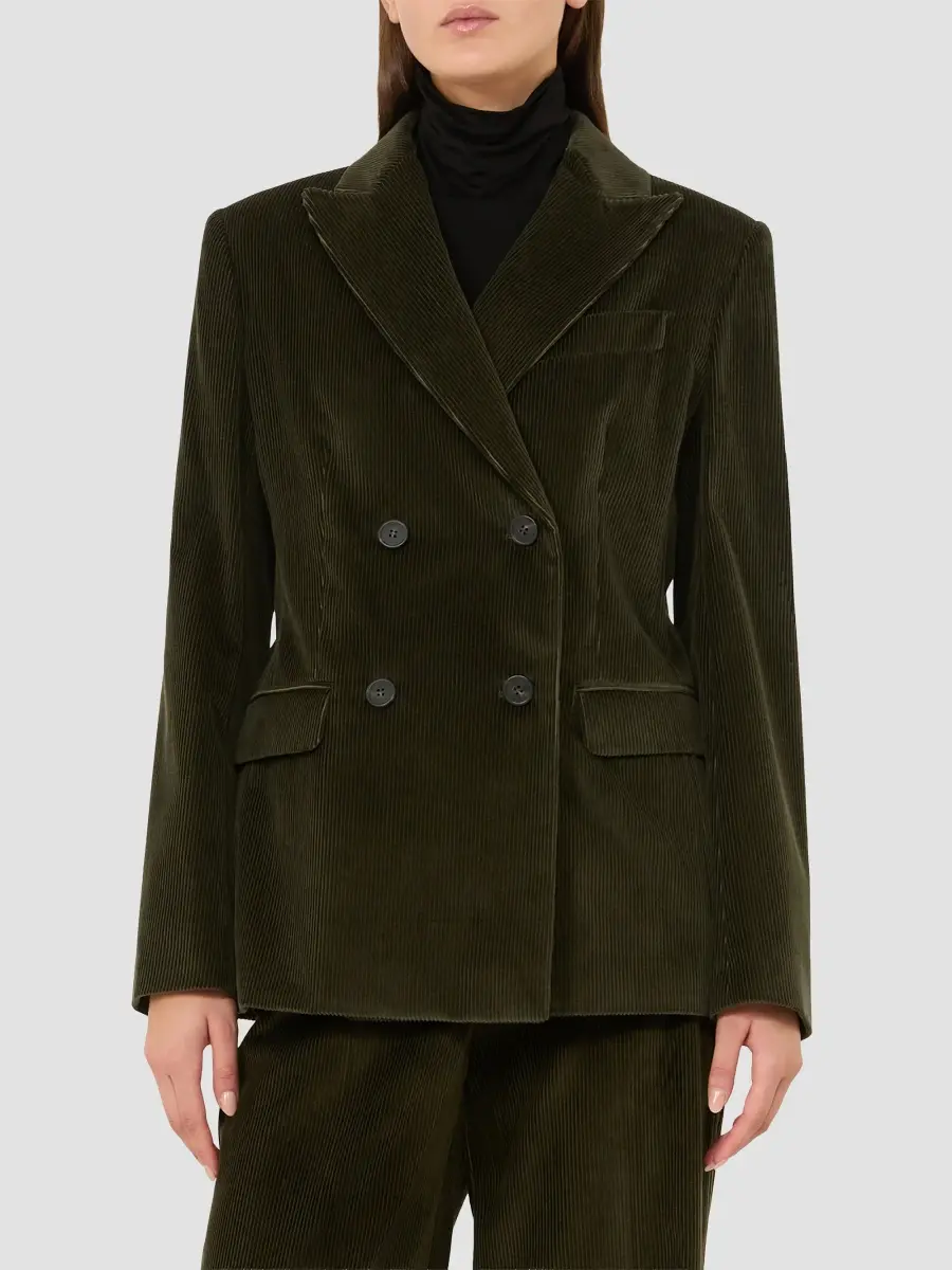 Weekend Max Mara Women's Cotton Corduroy Velvet Blazer | Thumbnail 3