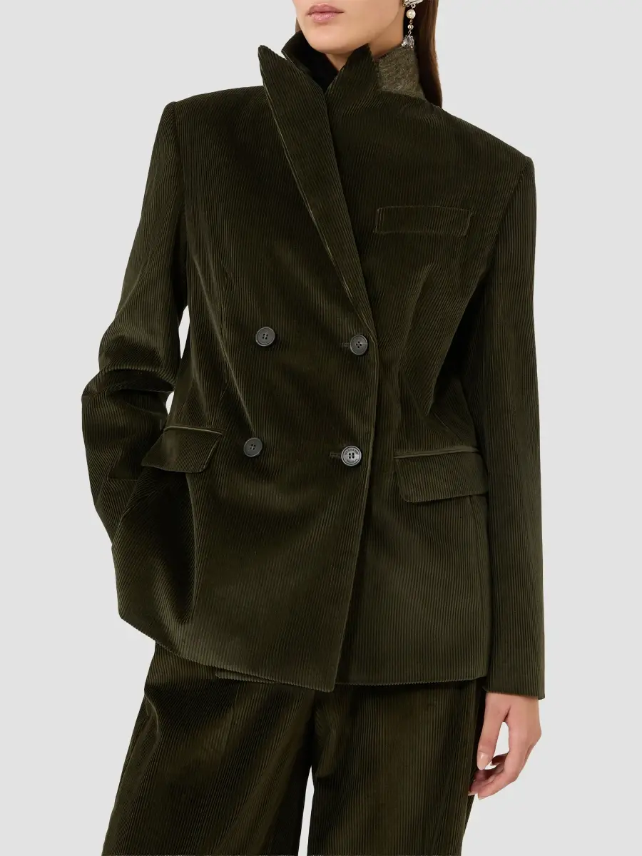 Weekend Max Mara Women's Cotton Corduroy Velvet Blazer | Thumbnail 5