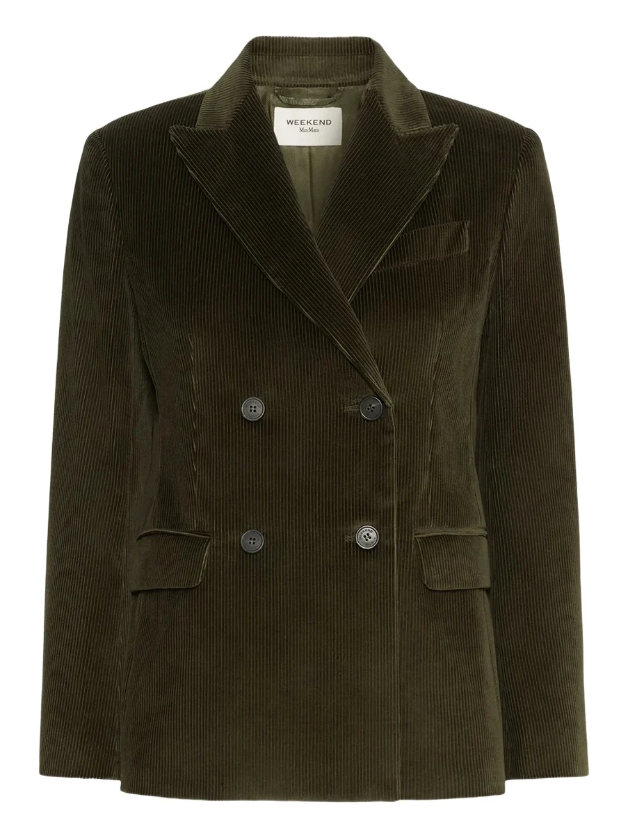 Weekend Max Mara Women's Cotton Corduroy Velvet Blazer