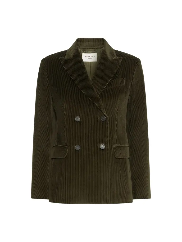 Weekend Max Mara Women's Cotton Corduroy Velvet Blazer