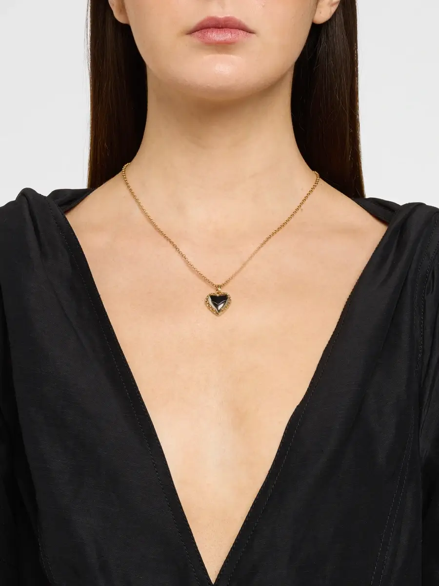 Dolce & Gabbana Women's Bijoux Two-Tone Heart Pendant Necklace | Thumbnail 2 Dolce & Gabbana Women's Bijoux Two-Tone Heart Pendant Necklace | Thumbnail 2