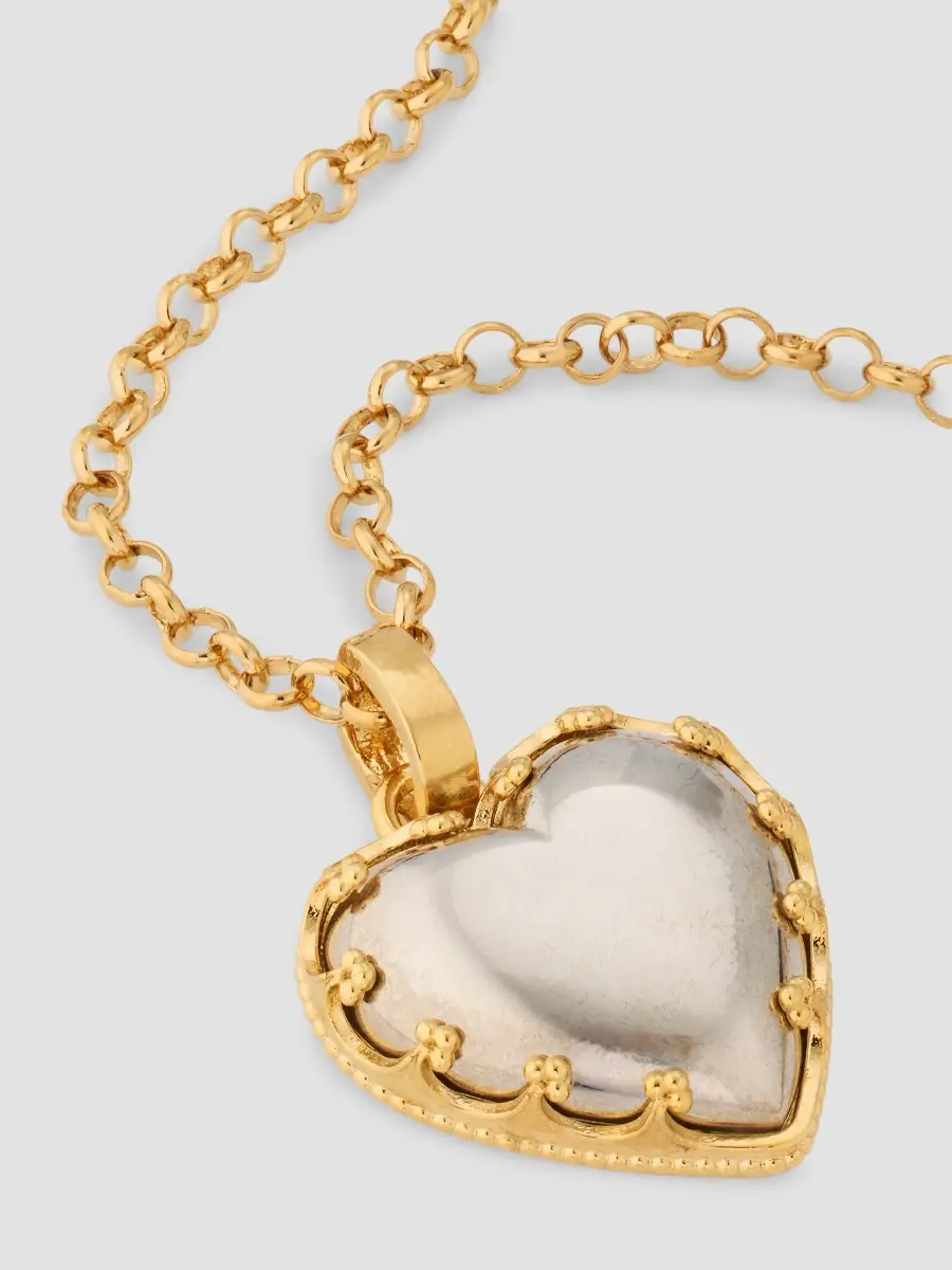 Dolce & Gabbana Women's Bijoux Two-Tone Heart Pendant Necklace | Thumbnail 3 Dolce & Gabbana Women's Bijoux Two-Tone Heart Pendant Necklace | Thumbnail 3