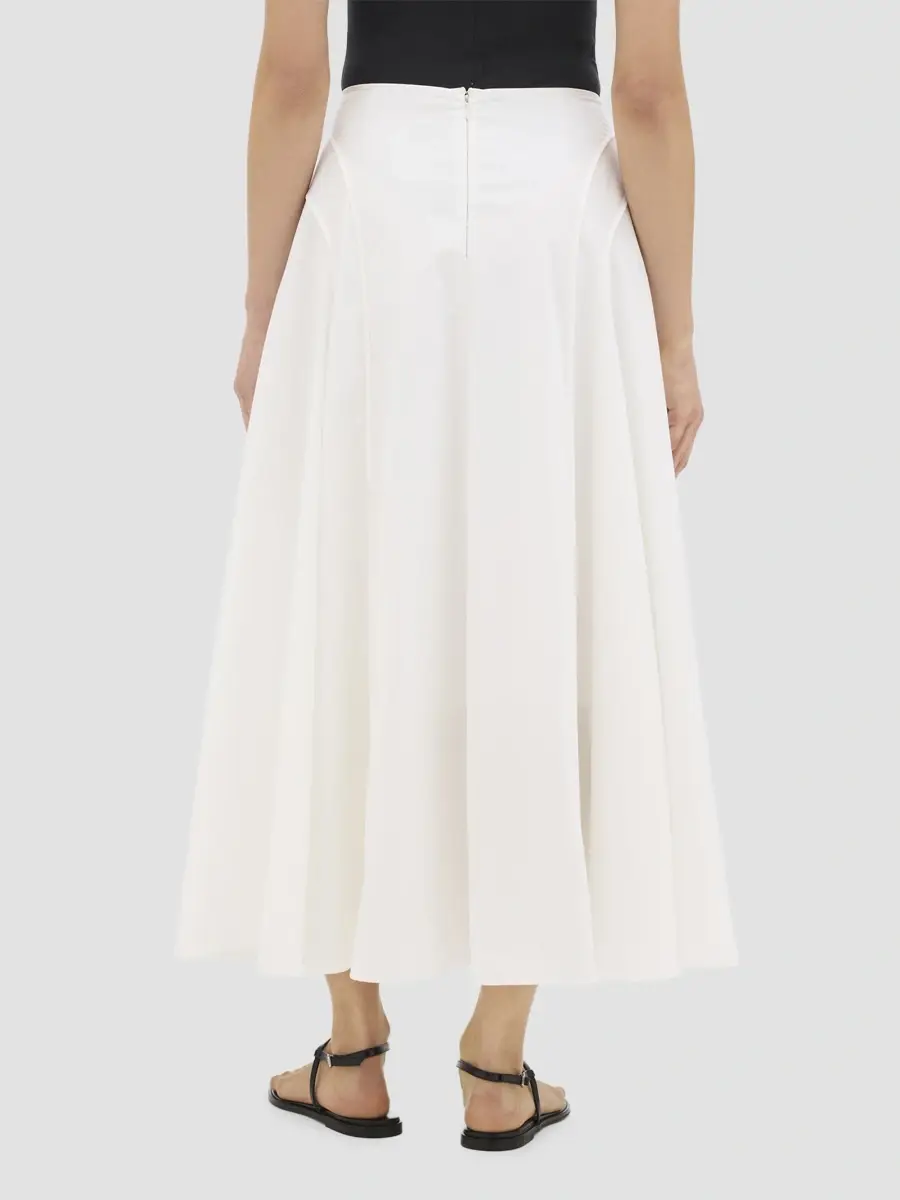 Another Tomorrow Women's Seamed Full Maxi Skirt | Thumbnail 4 Another Tomorrow Women's Seamed Full Maxi Skirt | Thumbnail 4