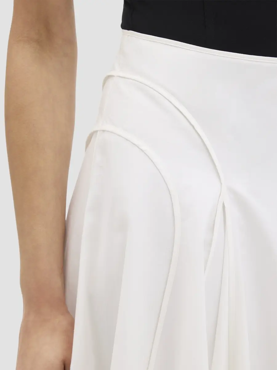 Another Tomorrow Women's Seamed Full Maxi Skirt | Thumbnail 5 Another Tomorrow Women's Seamed Full Maxi Skirt | Thumbnail 5