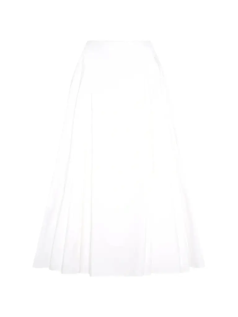 Another Tomorrow Women's Seamed Full Maxi Skirt