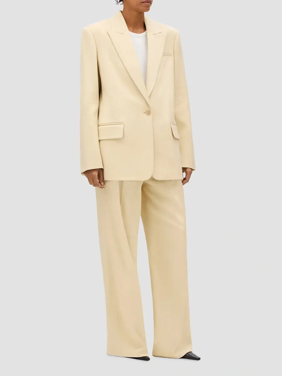 Another Tomorrow Women's Oversized Tailored Jacket | Thumbnail 2